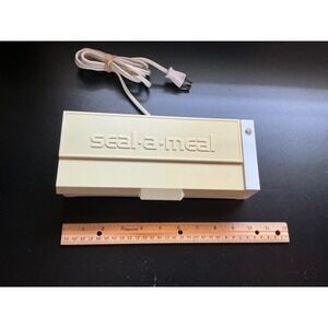 Vintage Dazey Seal-A-Meal Vacuum Sealer Electric Food Preserver Cream White